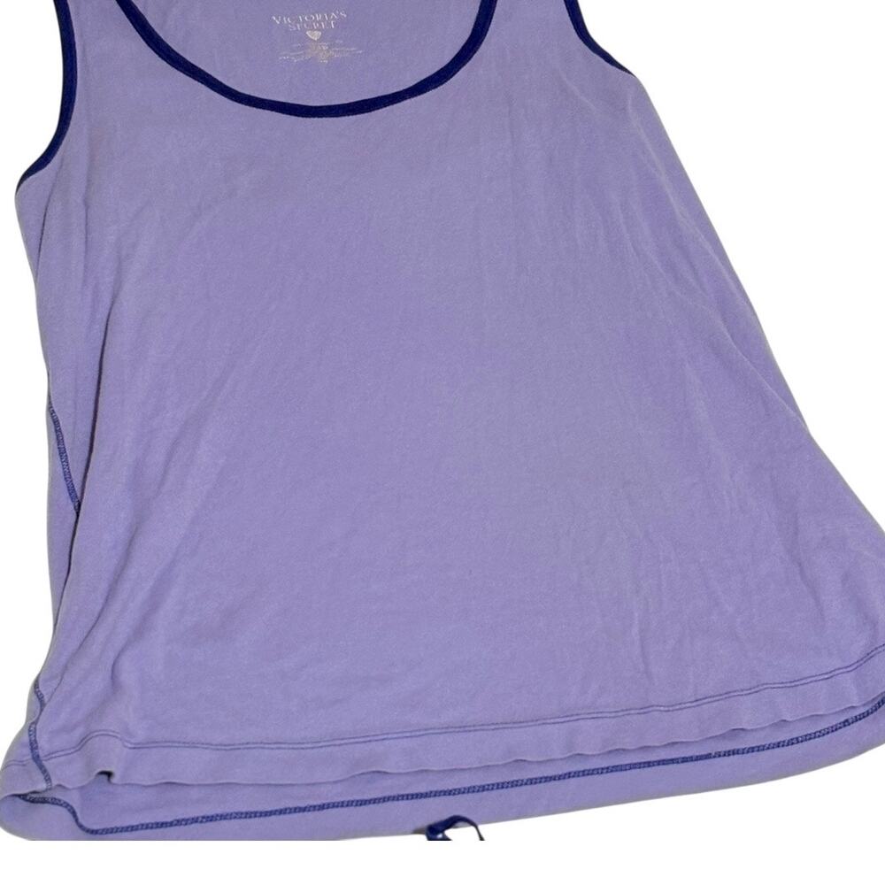 CLEARANCE Victoria's Secret Pajama Lounge Set - Tank Top & Shorts - L - Purple - Picture 11 of 15